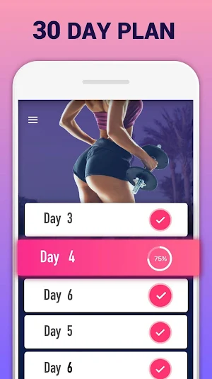 Buttocks Workout - Hips, Legs & Butt Workout Screenshot 0