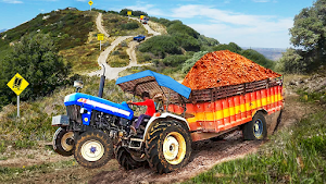 Real Tractor Trolley Farming Cargo Simulator Screenshot 3