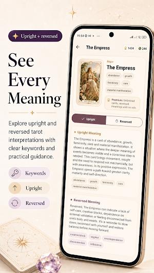 Tarot Card Meanings & Reading Screenshot 1