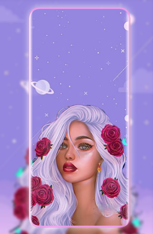 Girl Aesthetic Wallpaper Screenshot 0