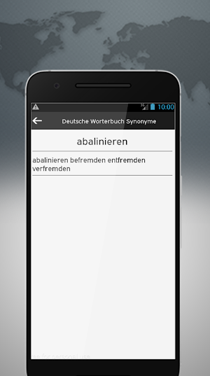Deutsche Synonym wörterbuch Screenshot 2