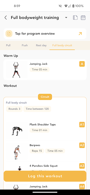 Tangible Calisthenics Screenshot 1