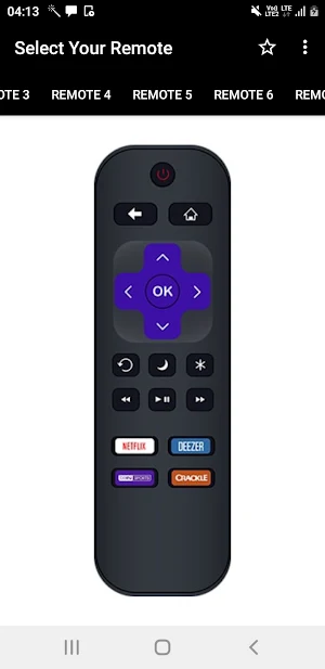 Roku TV Remote Screenshot 2