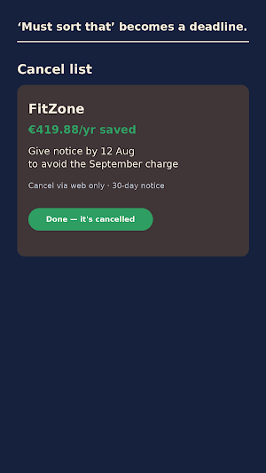 SubSweep: Subscription Auditor Screenshot 2