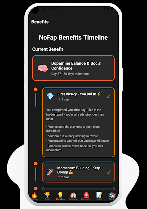 NoFap Journey: Rise & Reset Screenshot 1