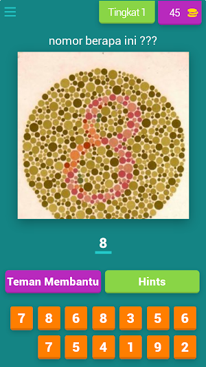 tes buta warna dapat koin uang Screenshot 0