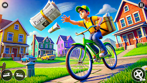 Paper Boy Delivery Games Screenshot 0