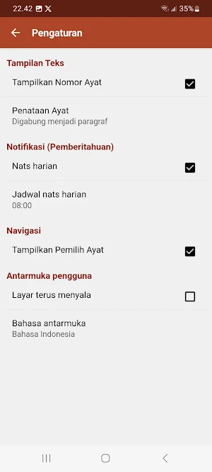 Amanatun Bible App Screenshot 3