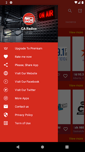 CA Radio: Radio Canada FM Screenshot 1