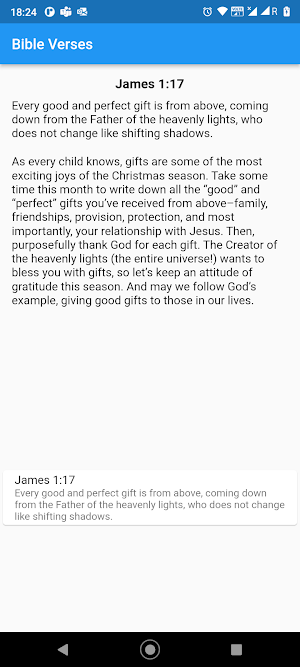 Daily Bible Verse Screenshot 3