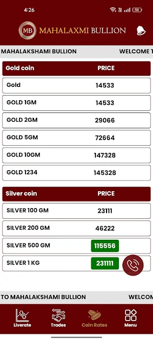MAHALAXMI BULLION Screenshot 2