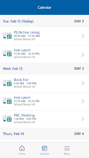 School District 43 Coquitlam Screenshot 3
