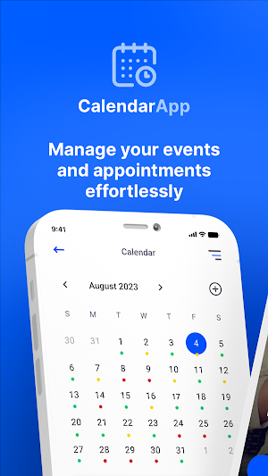 Calendar App Screenshot 0