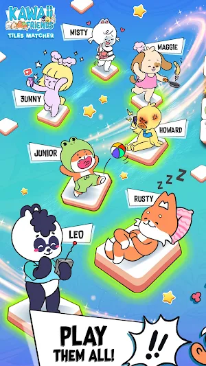 Kawaii Friends : Tiles Matcher Screenshot 0