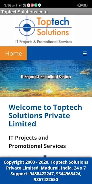 ToptechSolutions.com Screenshot 1