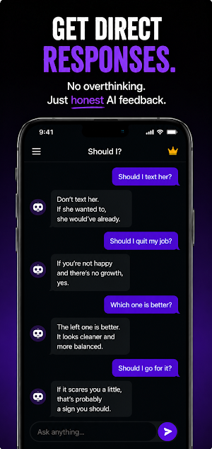 Should I? – AI Decision Maker Screenshot 1