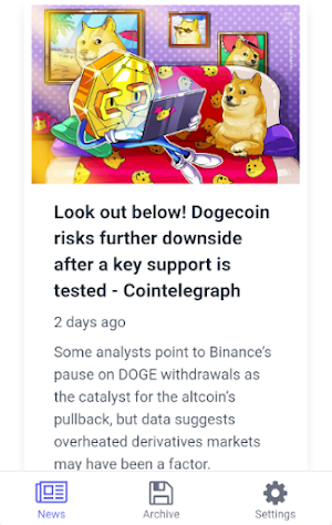 Dogecoin News: Doge Price News Screenshot 2