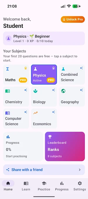 IGCSE Past Papers & Quizzes Screenshot 0