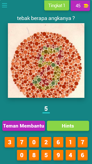 dana kaget tebak buta warna Screenshot 0