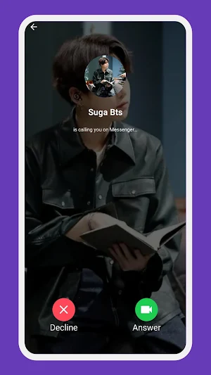 Suga Bts Call Simulator Screenshot 2