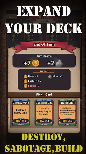 Hexconomy:Roguelike Board Game Screenshot 1