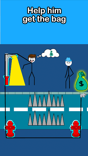 Thief Game: Stickman Escape Screenshot 1