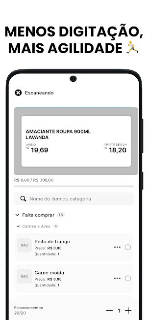 Lista de compras Mercado Ágil Screenshot 2