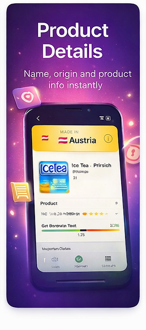 ScanForge: Food & QR Scanner Screenshot 1