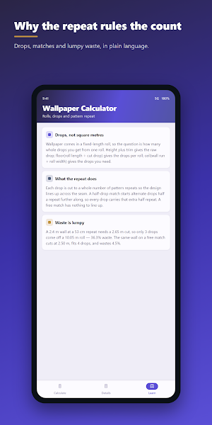 Wallpaper Calculator Screenshot 2