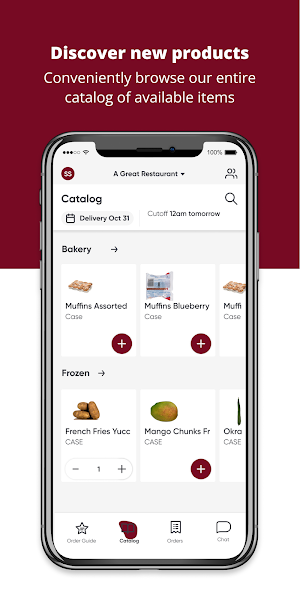 Montez Food Service Screenshot 1