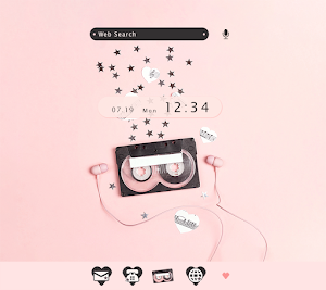 Nostalgic Wallpaper Sweet Music Theme Screenshot 0