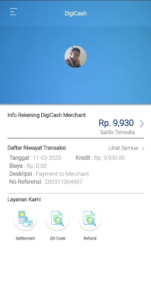 bjb digiCash Merchant Screenshot 2