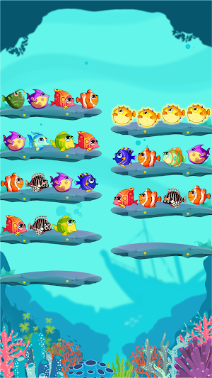 Fish Sort Puzzle - Color Fish Screenshot 2