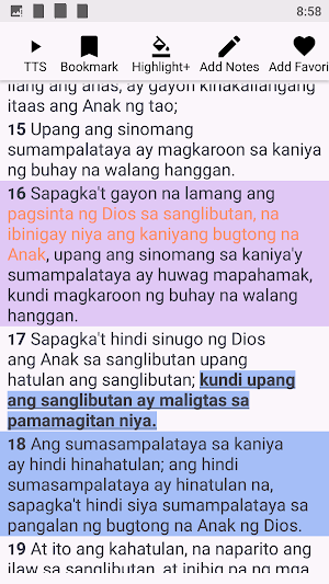 Ang Biblia Tagalog Bible Screenshot 1