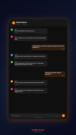 TRC (The Rider Connect) Screenshot 2