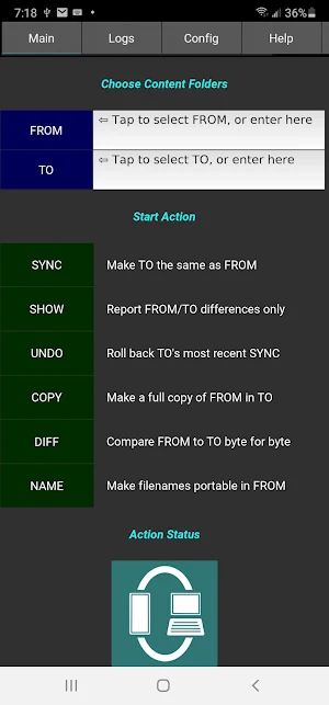 PC-Phone USB Sync: Trial Screenshot 0