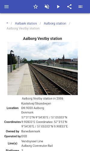 Railway stations in Denmark Screenshot 3