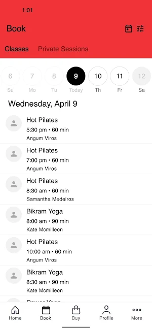Inferno Hot Yoga and Pilates Screenshot 1