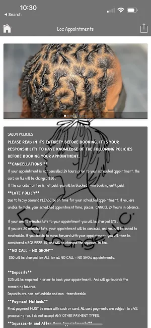 Loc Lounge LLC. Screenshot 2