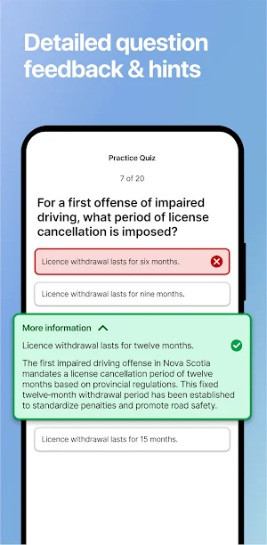 Nova Scotia Driving Test Screenshot 3