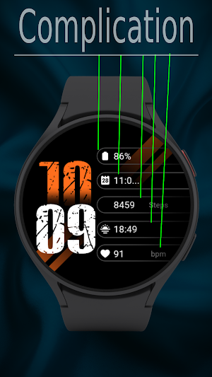 Race Dashboard Watch Face Screenshot 2