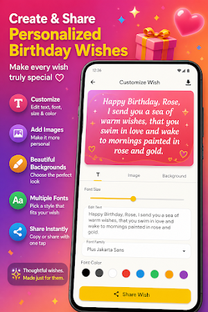 Happy Birthday Wishes AI Screenshot 1