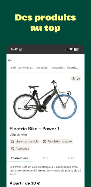 Lokki - location vélo matériel Screenshot 3