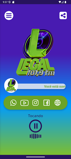 Rádio Legal FM 101.9 Ceres Screenshot 1