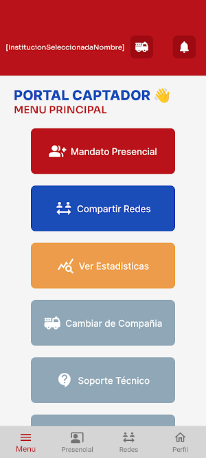 Cooperadores Captador Screenshot 1