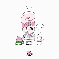 카카오톡 테마 - 에스더버니_폴링스노우