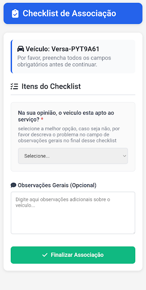 Radarlink - Motorista Screenshot 1
