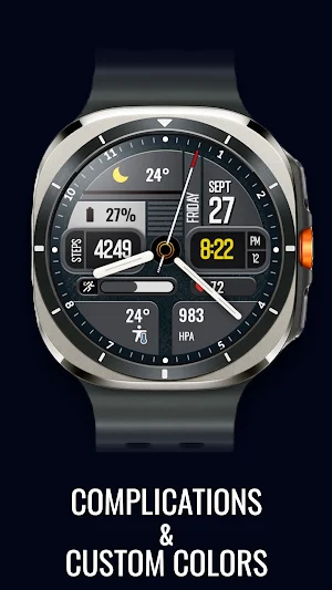 Tancha S89 Hybrid Watch Face Screenshot 2