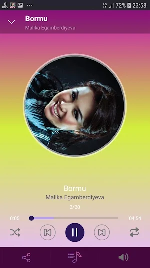 Malika Egamberdiyeva qo'shiqlari Screenshot 2