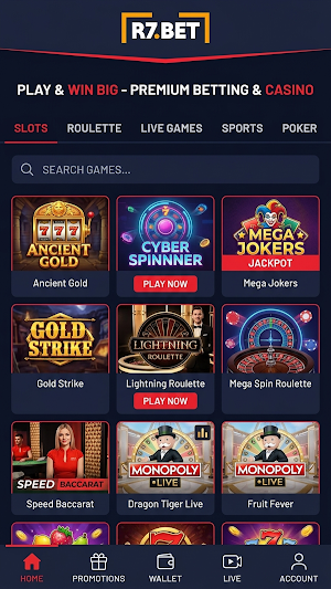 R7Bet Screenshot 0